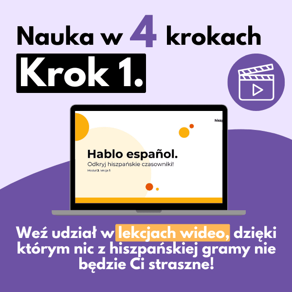 KURS AUDIO I WIDEO HISZPAŃSKIEGO OD PODSTAW „Kierunek: HISZPAŃSKI 1”