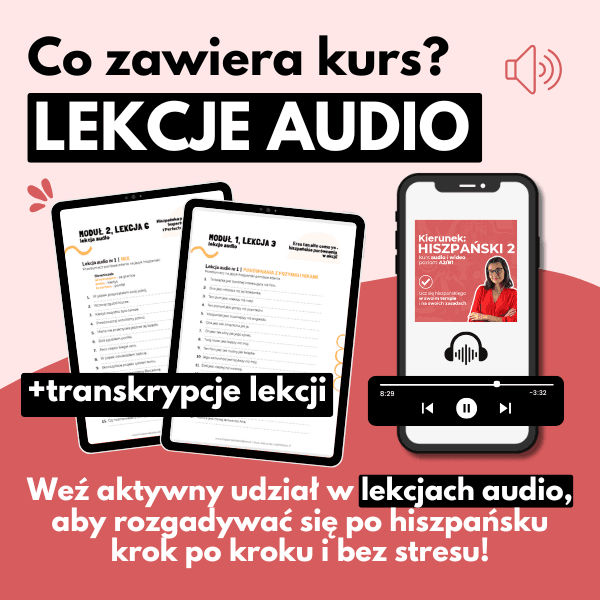 Kierunek: HISZPAŃSKI 2 - kurs hiszpańskiego audio i wideo